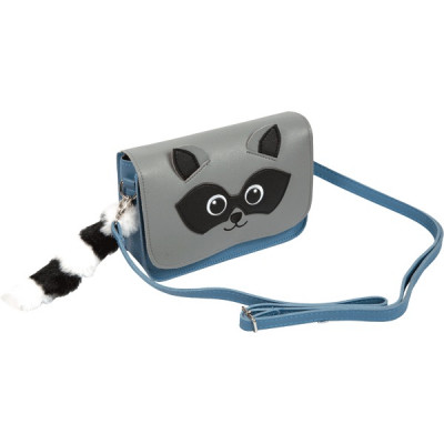СУМКА МОЛОДЕЖНАЯ "RACCOON" 19*15*6,5 СМ ЧЕРЕЗ ПЛЕЧО