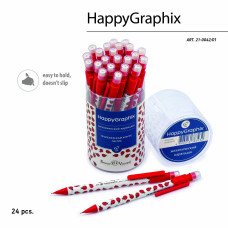 КАРАНДАШ МЕХАНИЧЕСКИЙ 0.7 ММ "HAPPYGRAPHIX. БОЖЬИ КОРОВКИ"  
