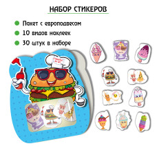 КНИГА 30 НАКЛЕЕК. "ЕДА"