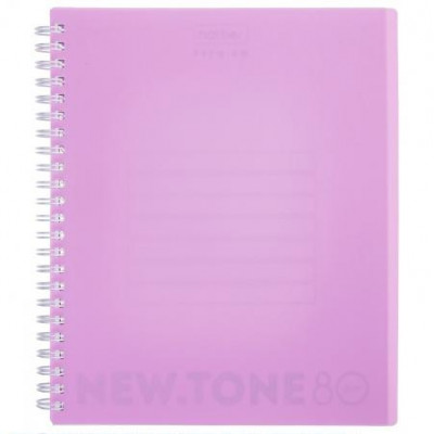 ТЕТРАДЬ 80Л КЛЕТКА "NEWtone PASTEL ПИОН"