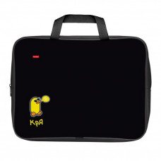 ПАПКА ПОРТФЕЛЬ А4 "КРЯ-КРЯ" НА МОЛНИИ С РУЧКАМИ