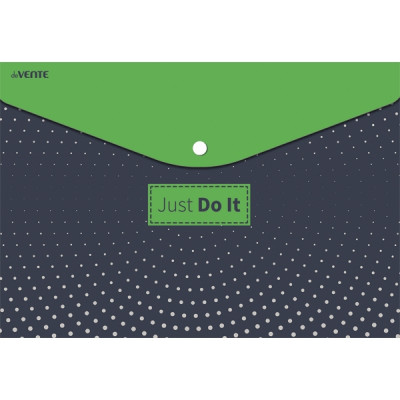 ПАПКА НА КНОПКЕ А4 150МКМ "JUST DO IT"