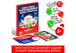 ИГРА НОВОГОДНЯЯ ФАНТЫ "КАК СТАТЬ ПОМОЩНИКОМ ДЕДА МОРОЗА" 5+