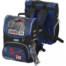 РАНЕЦ С ОРТОПЕДИЧЕСКОЙ СПИНКОЙ "MINI 4X4 DIESEL" 35*26*20СМ