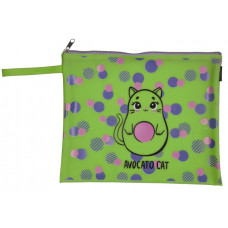ПАПКА НА МОЛНИИ А4 "AVOCATO CAT" 33*24 СМ