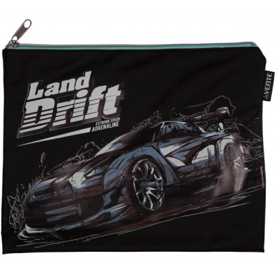 ПАПКА НА МОЛНИИ А5 "DRIFT'' 24.5*20*1 СМ