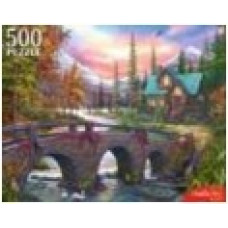 ПАЗЛЫ  500ЭЛ "ВОЛШЕБНЫЙ ДОМИК В ГОРАХ"