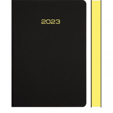 ЕЖЕДНЕВНИК B6 2023 176Л "DUO" ЧЕРНЫЙ С ЖЕЛТЫМ 