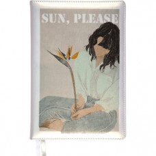 ЕЖЕДНЕВНИК A5 deVENTE 160Л 145X205ММ CARINA. SUN, PLEASE! ПЕРЛАМУТРОВЫЙ