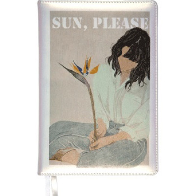 ЕЖЕДНЕВНИК A5 deVENTE 160Л 145X205ММ CARINA. SUN, PLEASE! ПЕРЛАМУТРОВЫЙ