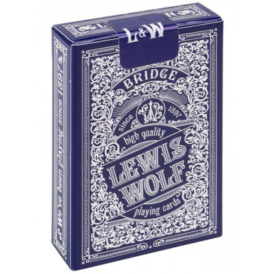 КАРТЫ ИГРАЛЬНЫЕ "LOVIS&WOLF BLUE" КОЛОДА 54 КАРТЫ