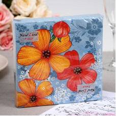 САЛФЕТКИ 33*33 20ШТ ДВУХСЛОЙНЫЕ NEW LINE FRESCO ВЬЮНОК