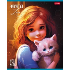 ТЕТРАДЬ 48Л "ДЕВОЧКА И КОТИК"