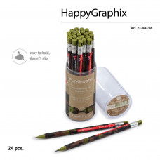 КАРАНДАШ МЕХАНИЧЕСКИЙ ЦАНГОВЫЙ 2 ММ " FUN GRAPHIX МИЛИТАРИ" С ТОЧИЛКОЙ