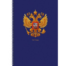 ТЕТРАДЬ  80Л КЛЕТКА А4 ГРЕБЕНЬ "LISTOFF" КЛЕТКА РОССИЯ