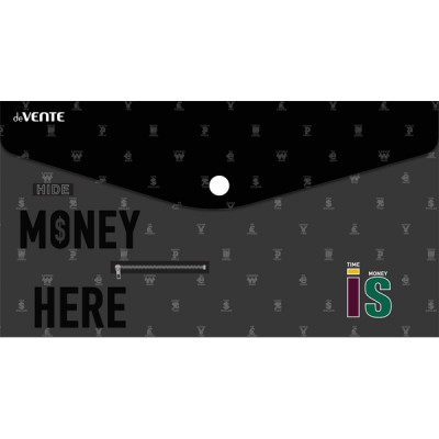 ПАПКА НА КНОПКЕ ЦВ А5 150МКМ TRAVEL-SIZE "TIME MONEY''