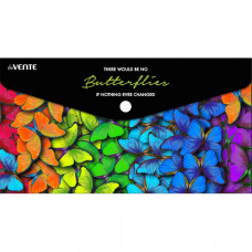 ПАПКА НА КНОПКЕ ЦВ А5 150МКМ TRAVEL-SIZE "BUTTERFLY'' 