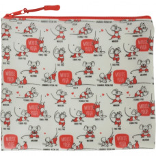 ПАПКА НА МОЛНИИ А5 "MOUSE YOGA'' 24*20*1 СМ 