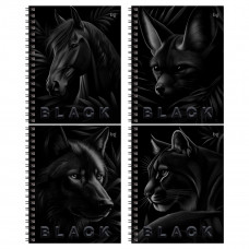 ТЕТРАДЬ 48Л КЛЕТКА "JUST BLACK"