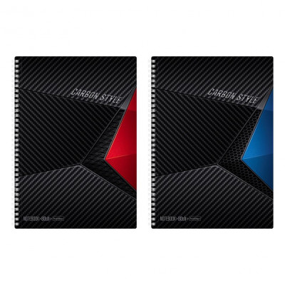ТЕТРАДЬ 80Л КЛЕТКА А4 "CARBON STAYL"