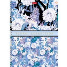 ТЕТРАДЬ 80Л КЛЕТКА А4 "FLORAL COLLECTION"