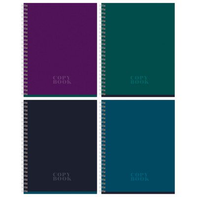 ТЕТРАДЬ 80Л КЛЕТКА "MONOCOLOR. DARK"