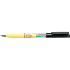 МАРКЕР ПЕРМАНЕНТНЫЙ ПО ТКАНИ "PENTEL. GREEN LABEL" КРУГЛЫЙ ЧЕРНЫЙ