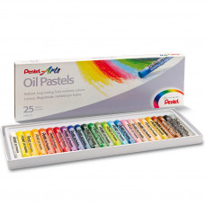 МЕЛКИ ПАСТЕЛЬ МАСЛЯНАЯ PENTEL 25 ЦВЕТОВ