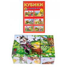 КУБИКИ 6 ШТ "КОЛОБОК"