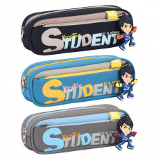 ПЕНАЛ МЯГКИЙ "STUDENT" 23*8*5СМ С БРЕЛОКОМ ПЕНАЛ МЯГКИЙ "STUDENT" 23*8*5СМ С БРЕЛОКОМ