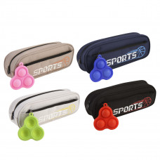 ПЕНАЛ МЯГКИЙ "SPORTS" 23*8*5СМ С БРЕЛОКОМ ПЕНАЛ МЯГКИЙ "SPORTS" 23*8*5СМ С БРЕЛОКОМ