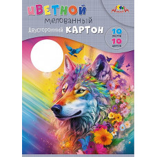 КАРТОН ЦВЕТНОЙ А4 10 ЦВЕТОВ 10 ЛИСТОВ "АППЛИКА" МЕЛОВАННЫЙ ДВУХСТОРОННИЙ КАРТОН ЦВЕТНОЙ А4 10 ЦВЕТОВ 10 ЛИСТОВ "АППЛИКА" МЕЛОВАННЫЙ ДВУХСТОРОННИЙ