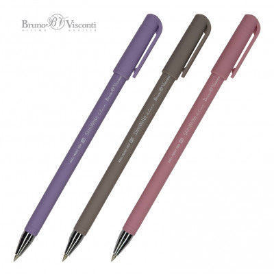 РУЧКА ШАРИКОВАЯ BRUNO VISCONTI SLIM WRITE RIO 0.5ММ СИНЯЯ
