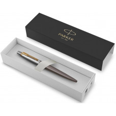 РУЧКА ПОДАРОЧНАЯ ШАРИКОВАЯ СИНЯЯ PARKER "JOTTER" GREY CORE GT СИНЯЯ 1ММ ЦВЕТ КОРПУСА СЕРЫЙ В КАРТОННОМ ФУТЛЯРЕ