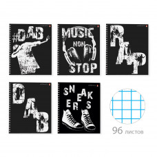 ТЕТРАДЬ 96Л КЛЕТКА "RAP & DAB"