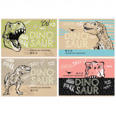АЛЬБОМ ДЛЯ РИСОВАНИЯ НА СКОБЕ 40 ЛИСТОВ "DINOSAUR" 