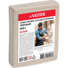 ПЛАСТИЛИН СКУЛЬПТУРНЫЙ ТВЕРДЫЙ deVENTE 500Г БЕЛЫЙ 