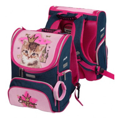РАНЕЦ С ОРТОПЕДИЧЕСКОЙ СПИНКОЙ "MINI. CAT PRINCESS" 35*26*20 СМ