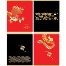 ТЕТРАДЬ 80Л КЛЕТКА "DRAGON"  