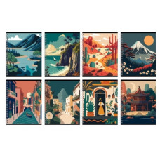 ТЕТРАДЬ 80Л КЛЕТКА "TRAVEL"