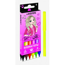 ФЛОМАСТЕРЫ "TOO CUTE GIRL" 6ЦВ