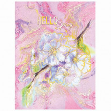 ТЕТРАДЬ НА КОЛЬЦАХ 160Л КЛЕТКА А5 "HELLO SPRING" 