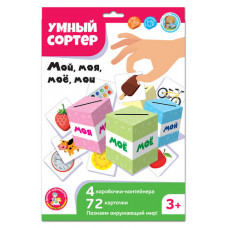 ИГРА НАСТОЛЬНАЯ "УМНЫЙ СОРТЕР" МОЙ, МОЯ, МОЕ, МОИ