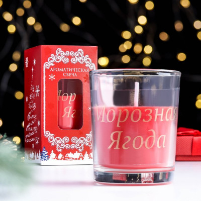 СВЕЧА СЛ В СТАКАНЕ 5*6СМ АРОМАТИЗИРОВАННАЯ