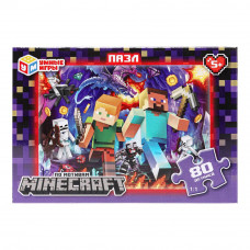 ПАЗЛЫ 80 ЭЛЕМЕНТОВ "ПО МОТИВАМ MINECRAFT"