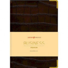 ЕЖЕДНЕВНИК А6 152Л BUSINESS PREMIUM "ИМПАКТ" ТЕМНО-КОРИЧНЕВЫЙ