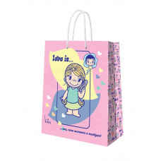 ПАКЕТ ПОДАРОЧНЫЙ 22*31*10*СМ ND PLAY LOVE IS