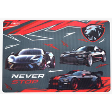 ПОКРЫТИЕ НА СТОЛ А3 "NEVER STOP" ПЛАСТИК 3D 43*29СМ