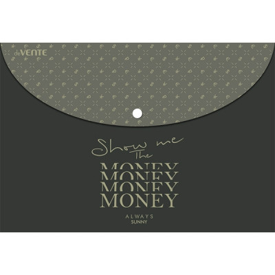 ПАПКА НА КНОПКЕ А4 150МКМ "SHOW ME THE MONEY"