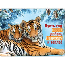 МАГНИТИК ВИНИЛОВЫЙ "ТИГРЫ"